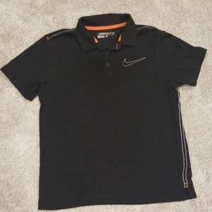 Nike Golf Dri-Fit Youth Polo Shirt Navy Blue